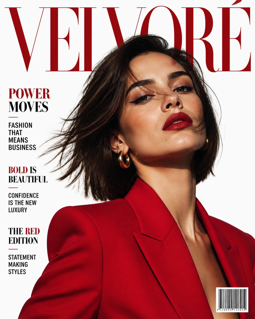 Magazine cover style preview