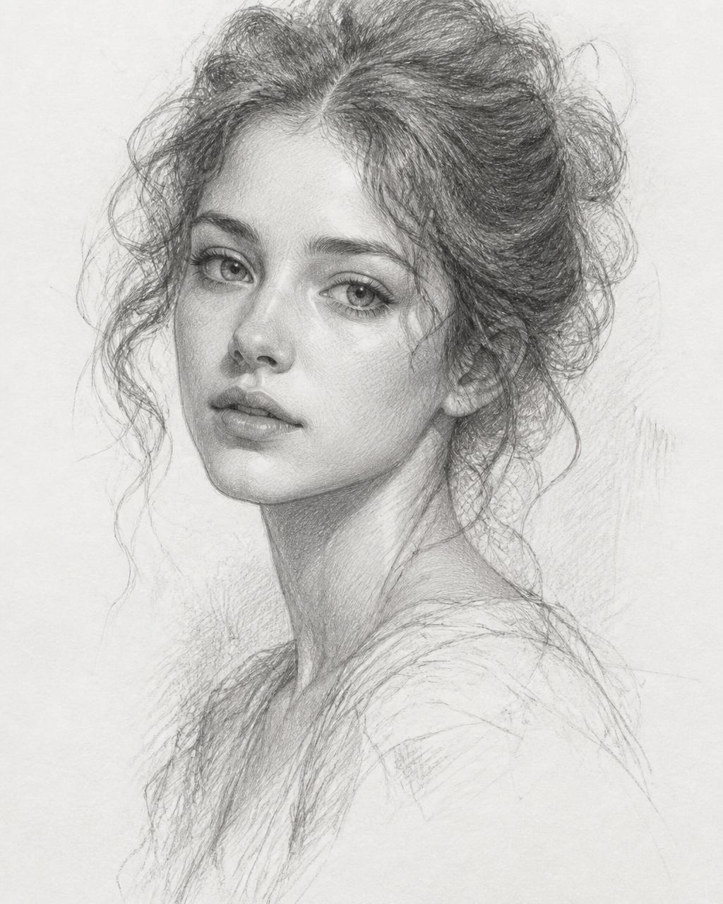 Pencil sketch style preview
