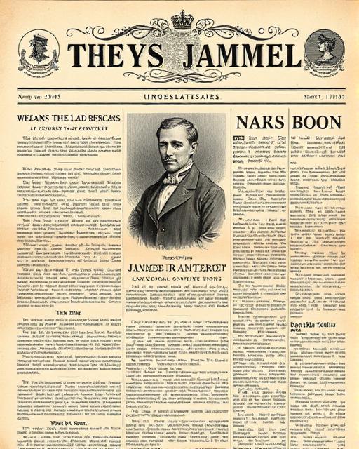 Vintage newspaper style preview